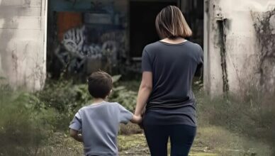 Every day my son’s babysitter would discreetly take him to a crumbling building…