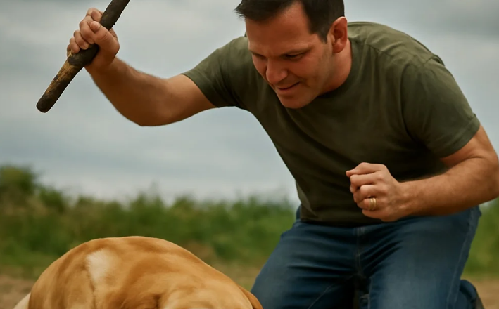 – Well, go away! The man picked up a stick from the ground and swung at him. He’s not welcome…
