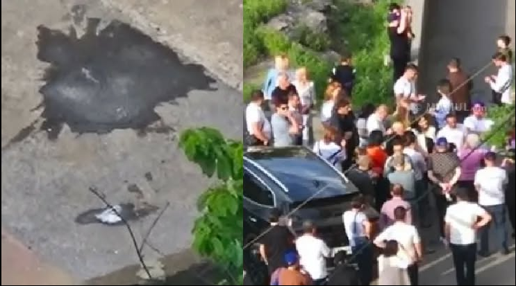 Гражданин облил полицейских водой из сумки.