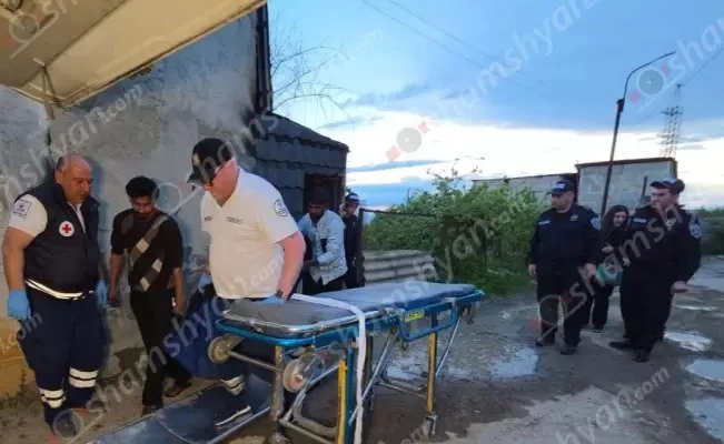 Крупный пожар в Ереване