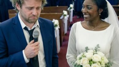 Part 2: The guests judged the groom’s worn-out suit… until he took the microphone